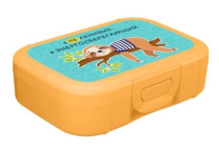 Ланч-бокс 0,85л с декором 